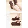 Shoes: Women's New Fleece Warm Snow Boots in Winter, Casual, Comfortable, Non-slip, One-foot Mom Shoes