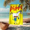 Ultra-Soft Beach Towel with Pip and Posy Theme,Ideal for Pool - Camping, Diving - Perfect Travel Essential, Vibrant Beach Towel.