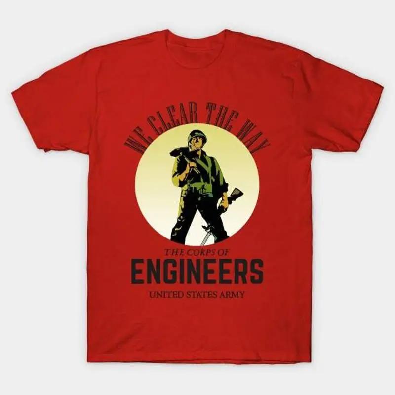 

We Clear the Way Corps of Army Engineers T Shirt S 5XL Fast Shipping Shi 5XL різнокольоровий