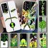 Custodia per Telefono Ben 10 Cartone Animato per Samsung Galaxy A12 A22 A32 A52 A72 A02S A51 A50S A31 A20S A10S Note 20 Ultra 10 Plus Galaxy