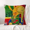 H-Henri M-Matisse Painting Cushion Cover Summer Coolness Linen Fabric Double-Sided Printing Pillow Case Sofa Home Decor Gift