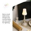 Mini European Retro Table Lamp Eye Protection Led Night Lights 120~140lm Christmas Desktop Lamp Decoration For Home Bedside