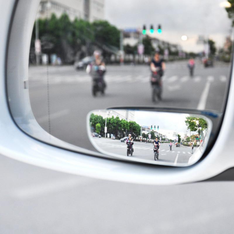 Frameless Wide-Angle Rearview Blind Spot Mirror