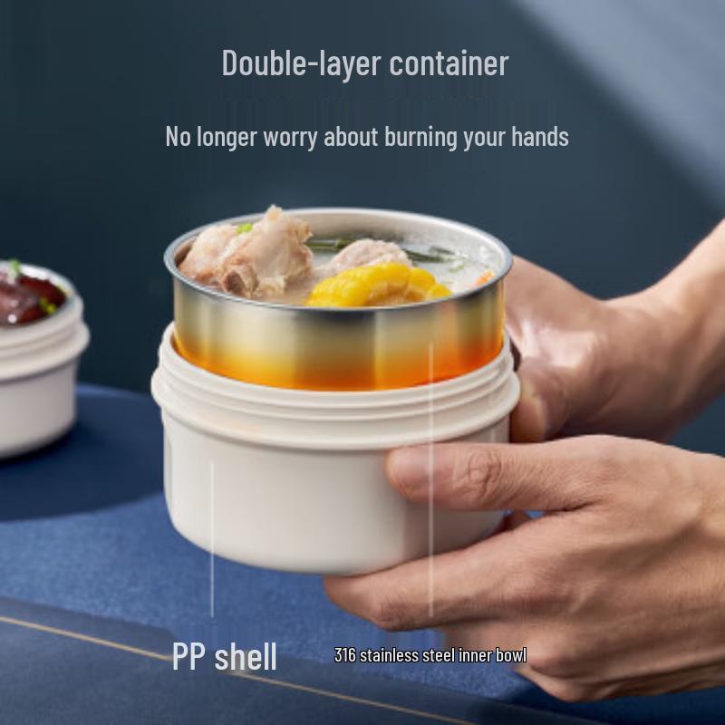 TAFUCO 316 Stainless Steel 4-Layer Vacuum Insulated Lunch Box