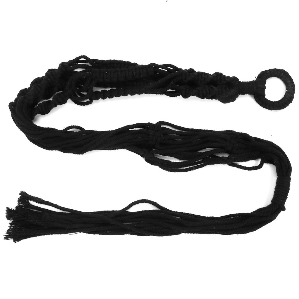 Bavlněný kroucený provazový závěs na rostliny Závěsný květináč Dekorativní držák na květináč Domácí dekorace