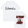 Unisex Fashion Rock Band Extremoduro Print Short Sleeve T Shirt Men Women Graphic Vintage TShirts Y2k Hip Hop Tees Tops Clothes