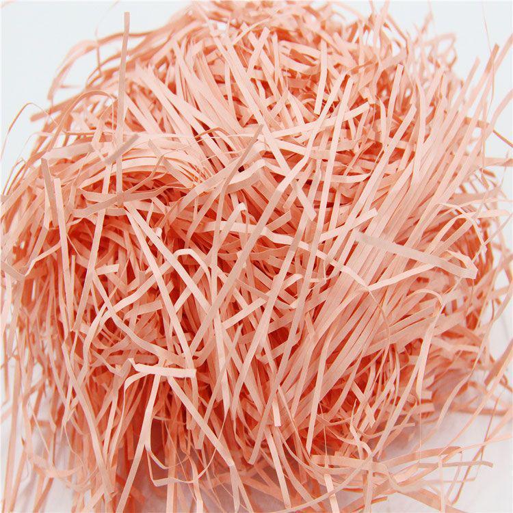 Multicolor Thick Paper Raffia Grass for Gift Box Packaging - Shockproof Material In Stock