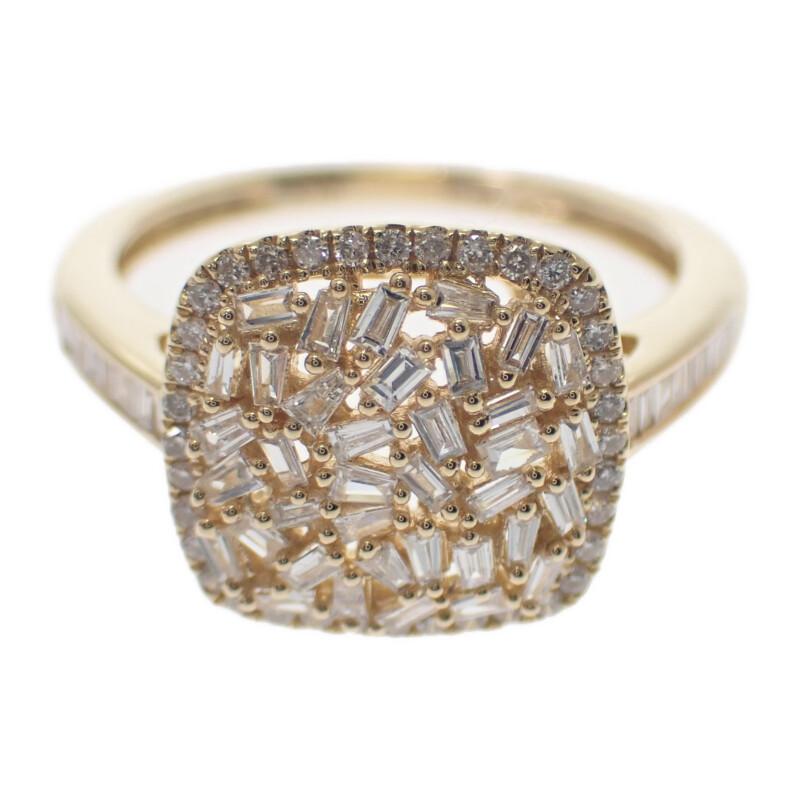 no brand  #13(JP Size) ring K18 yellow gold Women