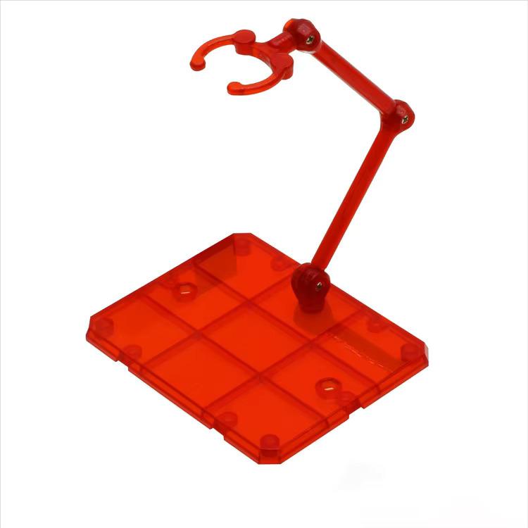 Splicable Action Figure Stand, Clear Assembly Display Holder Base Doll Model Support Stand for 6" HG RG SD SHF Gundam 1/144 Toys