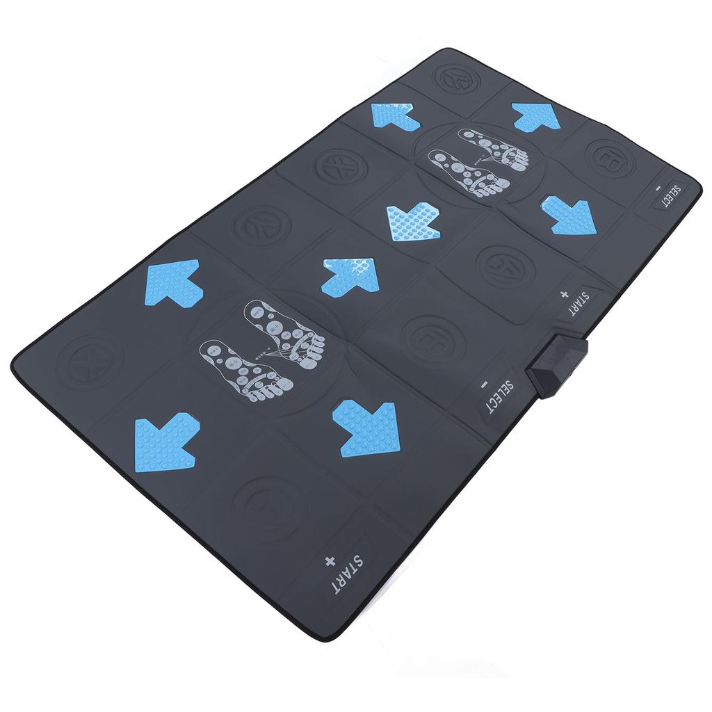 Saltea electronică de dans PU pentru două persoane, HD, cu lumină, cu cablu AV, pentru sufragerie, gri