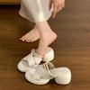 Fashion Shoes Slippers Women Summer Platform Pantofle Slides Square Heel Soft 2025 Block House Slippers Platform Shoes Slides Slipers Wo