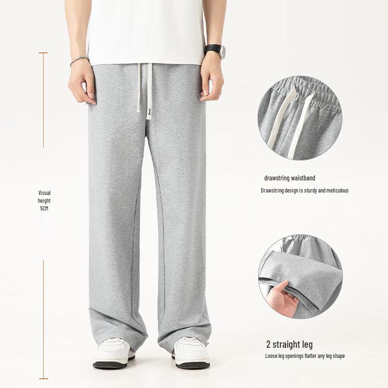 MINISO Men's Straight-Leg High Street Casual Sport Pants