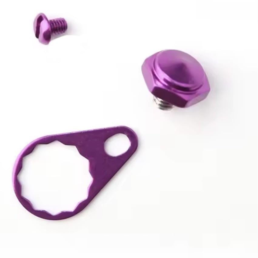 Custom Zero Adjuster Handle Fastener Set for Steez Screw Handle Lock Hex Zero Adjuster Set Suitable for Left and Right Handed Baitcasting Daiwa Steez