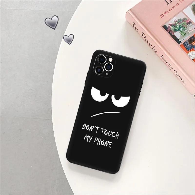 For Apple for IPhone13 Pro Mobile Phone Case Cartoon Personality Smiling Face 16promax Straight Edge 15/14/12
