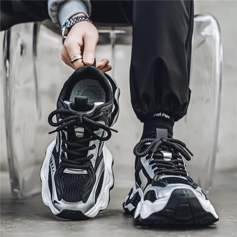 Big head and wide feet summer new mesh running sneakers dad shoes