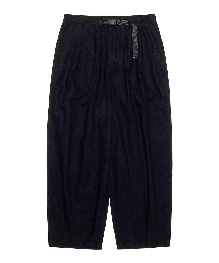 LEE Linen Webbing Belt Balloon Pants Black
