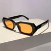 Small Frame Vintage Irregular Square Sunglasses Women For Men Luxury Brand Designer Rivet Sun Glasses Popular Punk Shades UV400