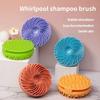 Double-sided Soft Bristle Shower Brush Massage Silicone Body Shampoo Brush Cleaning Multi-functional Bath Brush Mud Removal