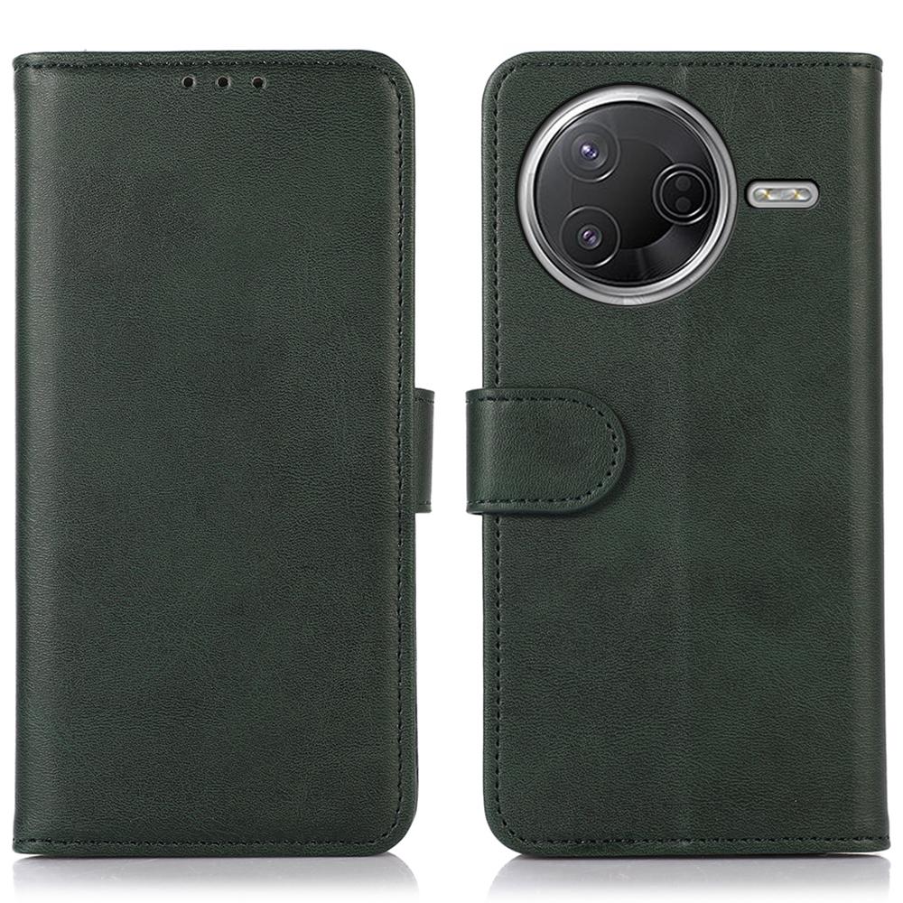 Leather Case For Xiaomi Poco F7 Pro 5G/Redmi K80 5G/F7 Ultra 5G/Redmi K80 Pro 5G Cowhide Texture Wallet Phone Cover with Stand