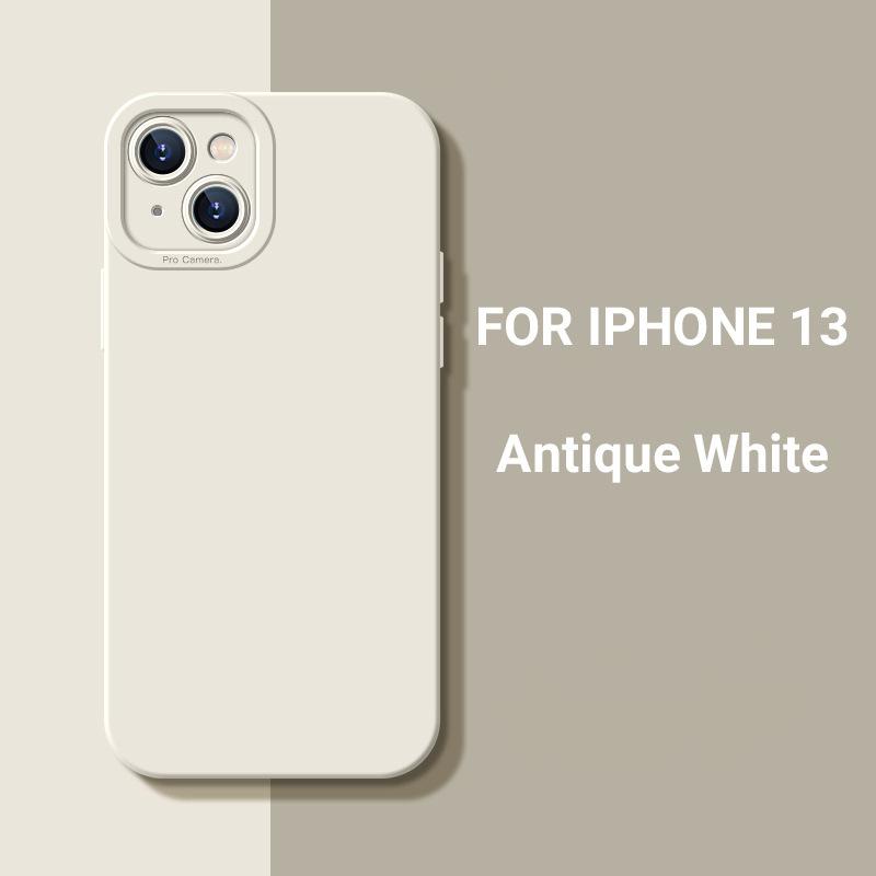 Applicable to iPhone13 mobile phone case Apple 12Pro cat eye straight edge Lake blue silicone tpu matte anti-drop cover