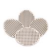 5pcs wood cross stitch, unfinished wooden oval/heart wood sweing kit for cross stitching DIY Engraving Painting Wedding Decor