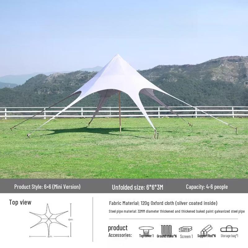 ZISIZ Outdoor Camping Tarp Tent