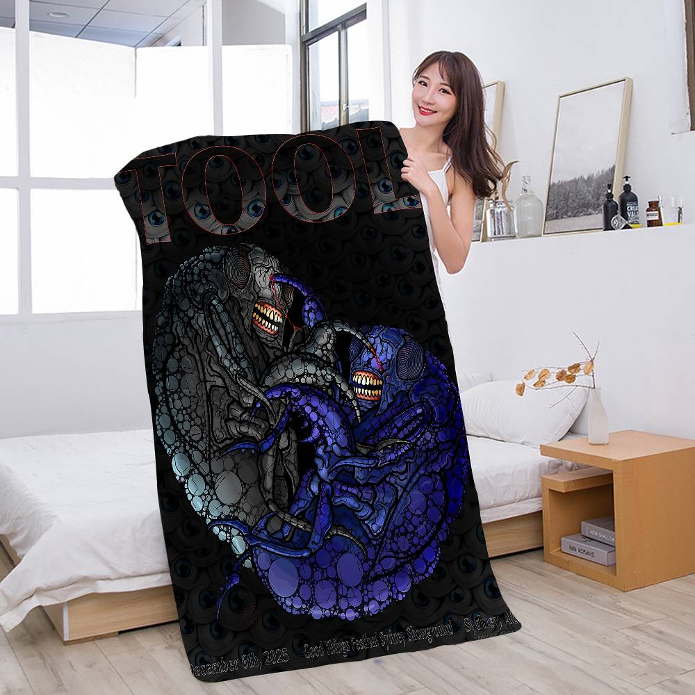 Tool Band Lollapalooza in Texas Microfiber Beach Towel Absorbent Quick dry Soft Yoga Swimming Resort Mountain Climbing Towel