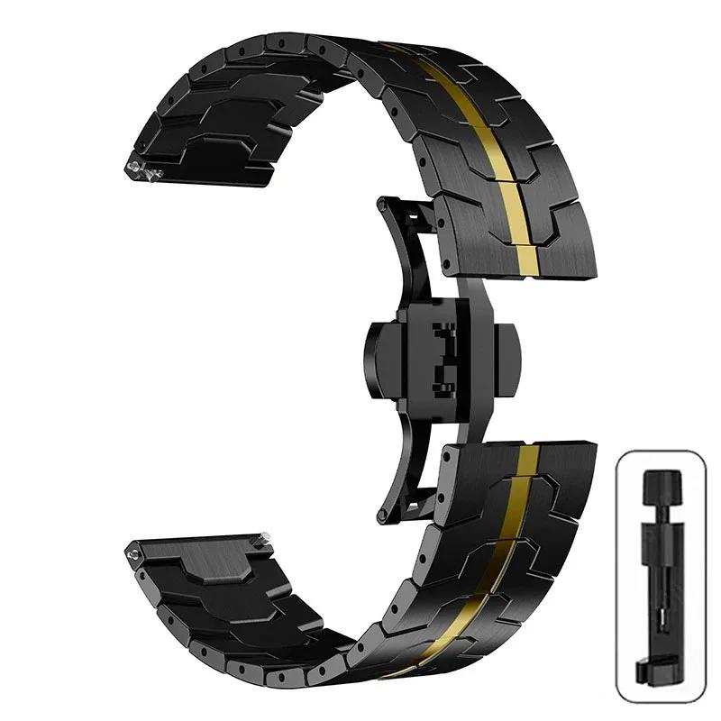 Metal 22mm Wrist Strap For Oppo Watch X X2 4Pro Stainless Steel Band For Oppo One Plus Watch 46mm/One Plus Watch 2 Watchband