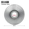 84mm Curved Woodworking Sanding Disc for Angle Grinders - Sharpening, Polishing Wheel, and Tea Tray Shaping.