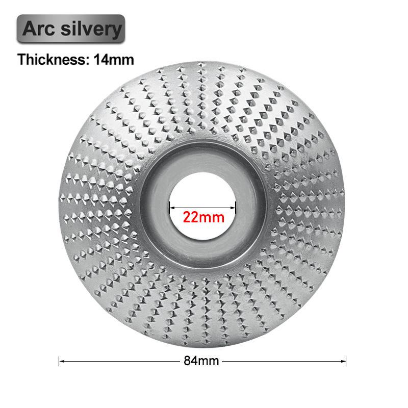 84mm Curved Woodworking Sanding Disc for Angle Grinders - Sharpening, Polishing Wheel, and Tea Tray Shaping.