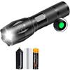 2Pcs LED Flashlights High Lumens with Zoomable Beam Mini Flashlights for Camping Dog Walking Powerful Emergency Flashlights