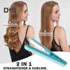 Portable USB Hair Straightener Fast Heating Electric Curling Iron Straight Curly Hair Bangs Mini Curling Wand Travel Women Hair Styling Tool