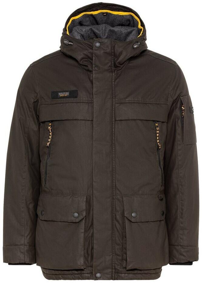 Зимняя куртка Camel Active из вощеного холста с капюшоном (420760-2O71) коричневая