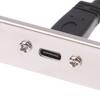 1 Stück Typ-E auf USB-C Typ C Buchse Verlängerungskabel mit Panel-Montageschraube 30/50cm USB 3.2 Frontpanel-Header