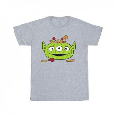 Camiseta Masculina Alien Abóbora Cesta Halloween