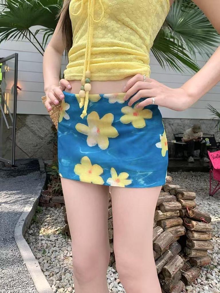 2025 Women's Korean-Style Hip-Wrapping Bikini Swimsuit - Sweet and Sexy Split Swimwear