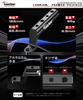 Kaedear KDR-H3L Mirror Mount, Motorcycle Clamp Bar, Multi-bar, Motorcycle Mount, Aluminum Alloy, Resonance Prevention,