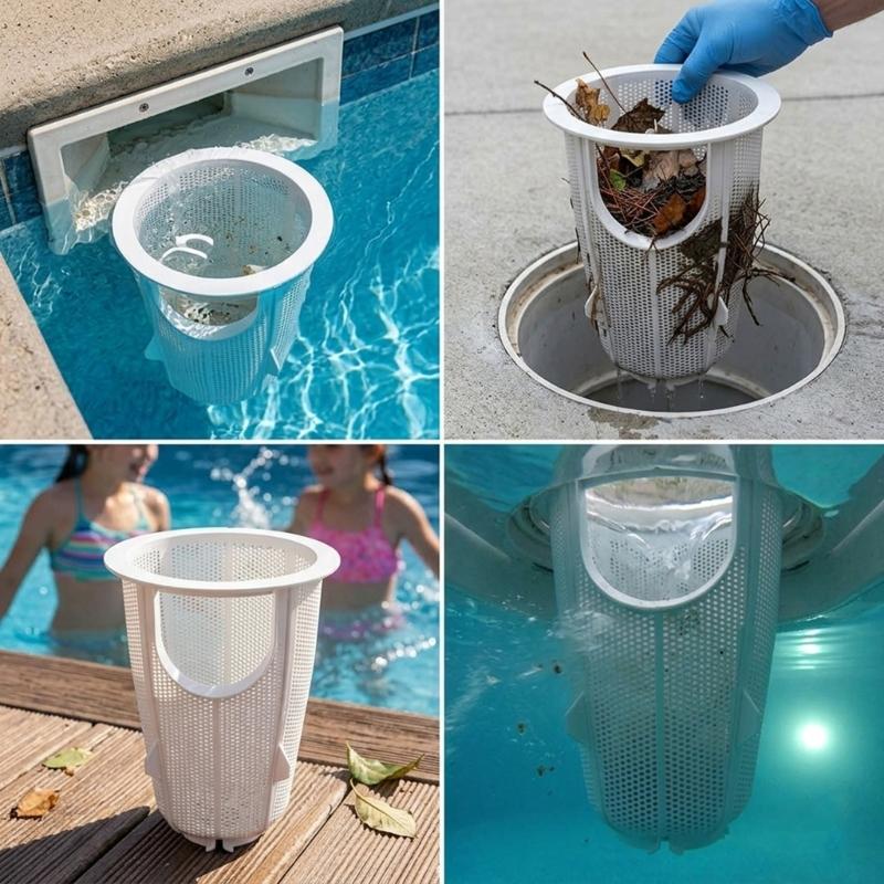 R0445900 Corrosion Resistant Pool Pumps Filter Basket With Reinforced ABS Construction Suitable For Long Lasting Use