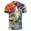 Funny Pattern Hawaiian Shirt for Men 3D Printed Casual Short Sleeve Tropical Collar Shirt