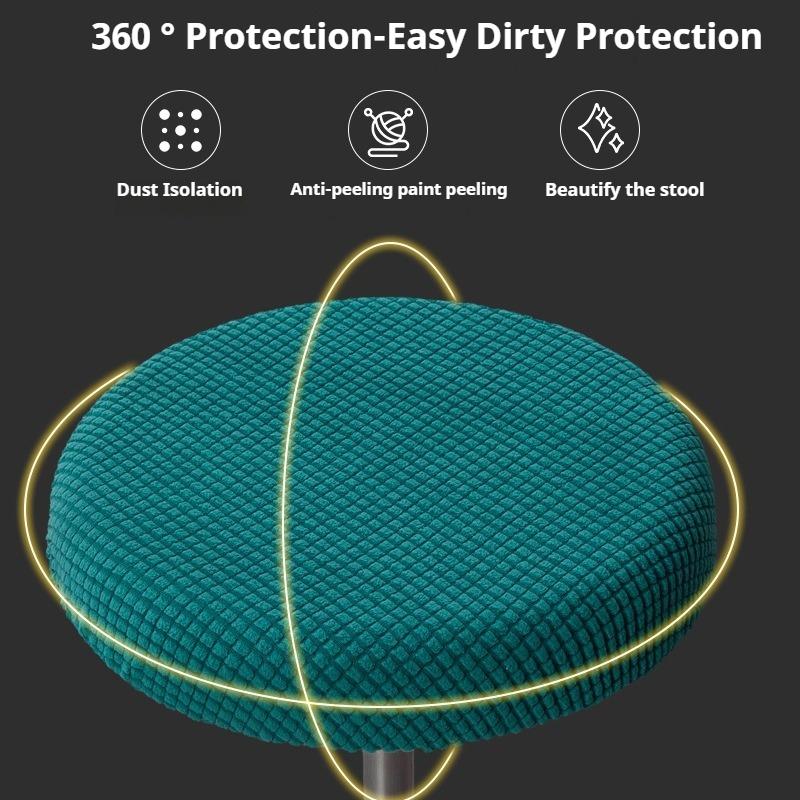 Round Stool Bar Stool Cover Beauty Salon Lift Chair Round Stool Cover Round Cover Chair Table Cushion Round Protective Cover