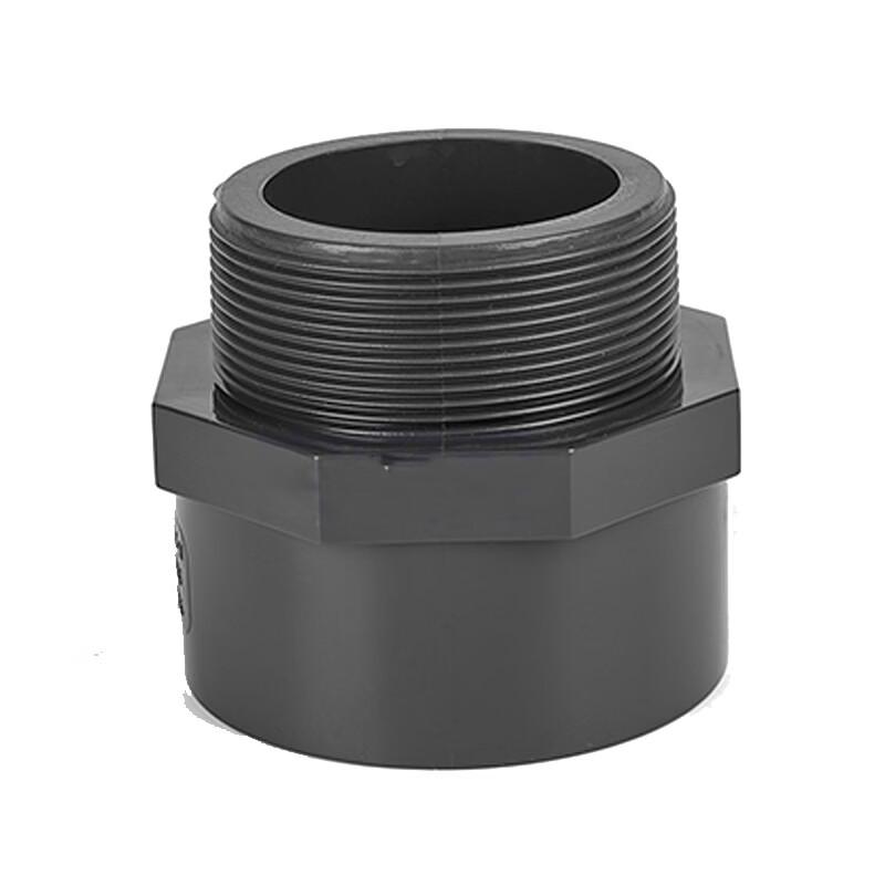 Datu UPVC Male Thread Straight Connector NPT 1-inch