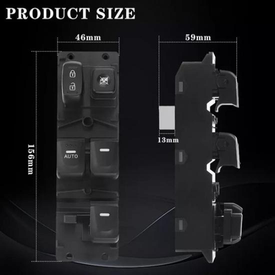 Left Driver Side Master Window Switch For Hyundai Veloster 2012-2017 935702V000