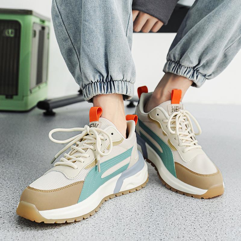 Men Casual Sports Sneakers Comfortable NonSlip LaceUp Fashion Mens Soft Bottom Male Trainers Classic Non slip Lace Tennis Shoes Sport Man