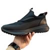 Shoes Men's Simple Black Soft-soled Casual Shoes Light One-pedal Trendy Shoes Low-top Round-head Sneakers
