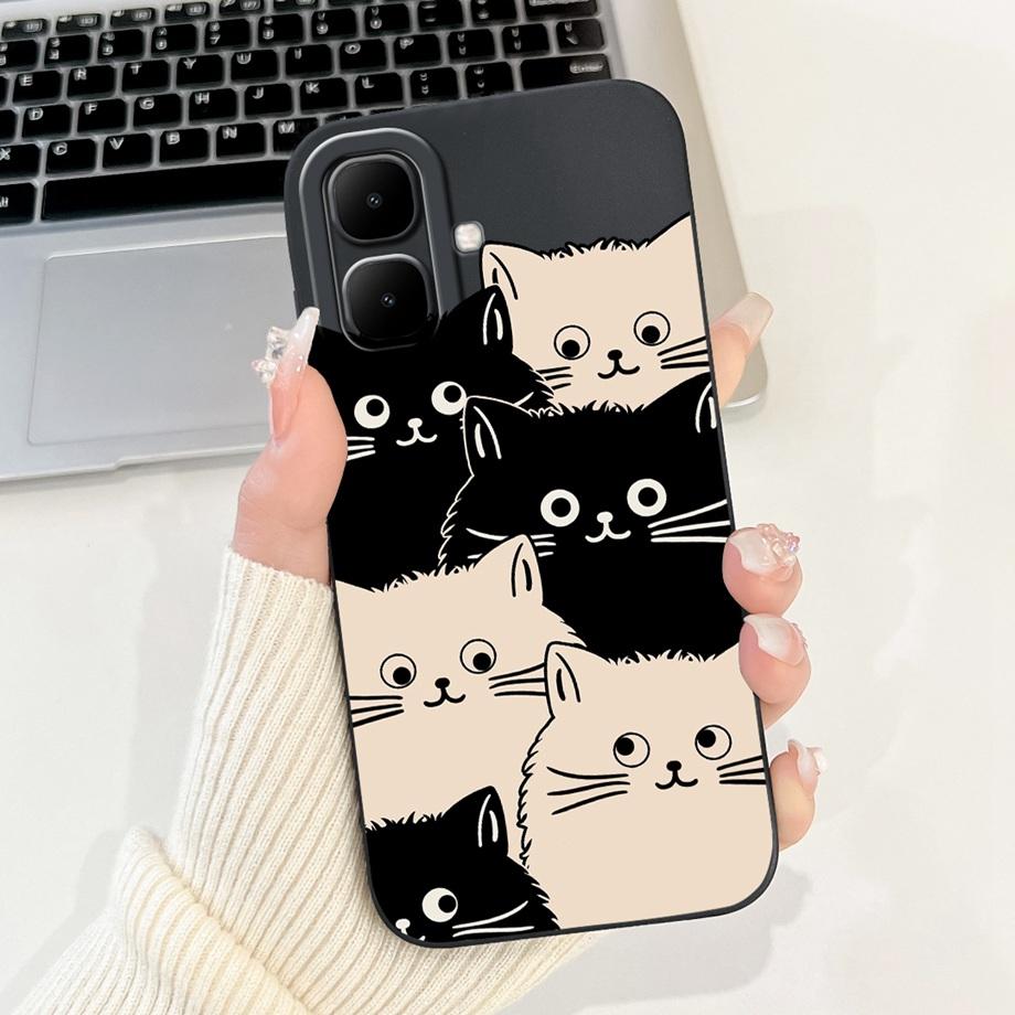 For Infinix Smart 10 X6725 Case Cartoon Luxury Girly Painting Funda For Infinix Smart 10 Plus X6725B Back Cover Soft Silicone