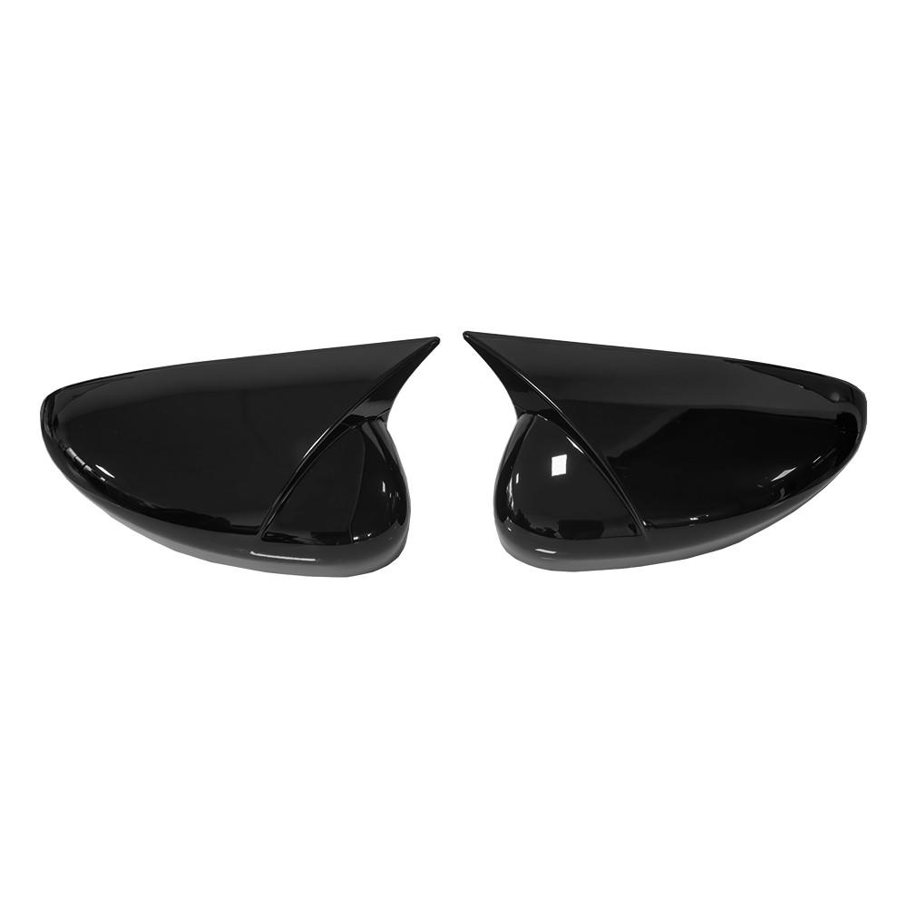 

For Ford Escape -2024 2x Car Sticker Rearview Side Mirror Cover Wing Cap Exterior Case Trim Accessories Vehicle Decoration Gloss Black