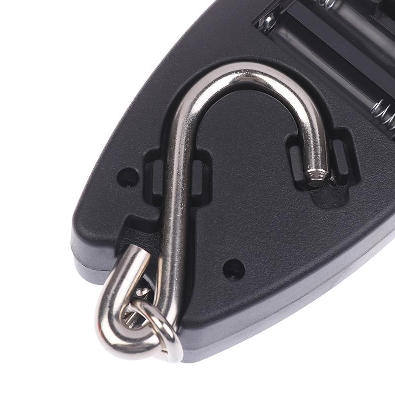 200Kg Electronic Luggage Scale Portable Digital Hanging Scales Lcd Display Travel High Accurate Handheld Weighing Tool