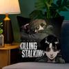 Korean Manga Killing Stalking Vintage Pillow Cover For Bedroom Room And Living Room Sofa Decorative Cushion Cover