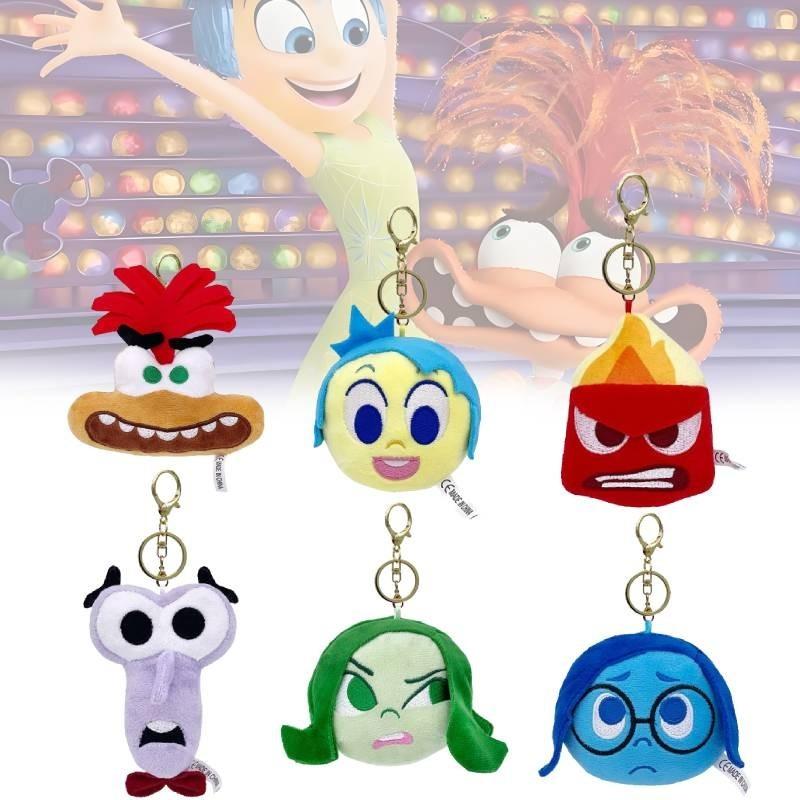 Adorable Inside Out 2 Plush Toys Premium Short Plush Material Cute Keychain Sizes