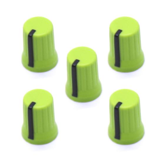 5 Stücke Universal EQ Drehknopf Ersatz Verschleißfest Mini Größe Einfache Installation Equalizer Potentiometer Fader Knöpfe